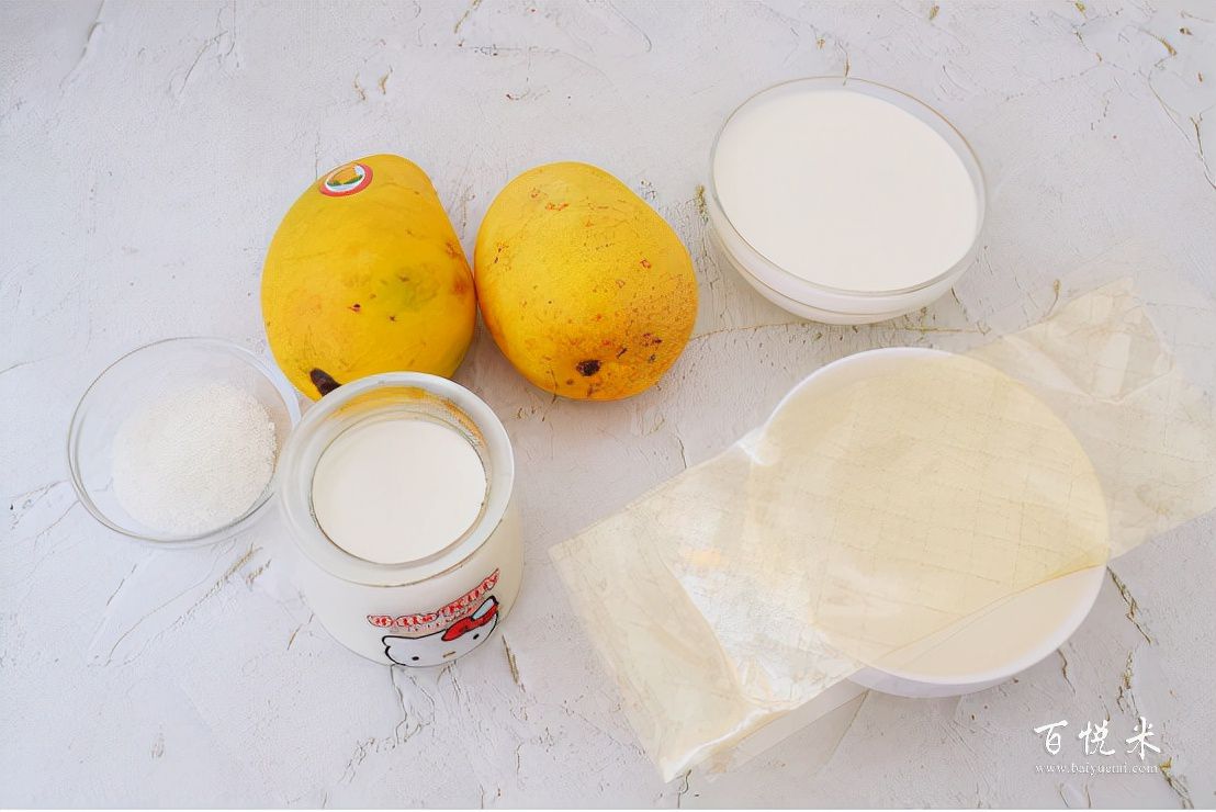芒果布丁最详细的做法，用最简单的食材就能做出好吃的布丁